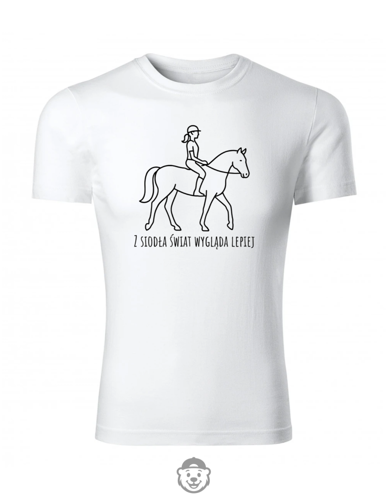 KOSZULKA DAMSKA HOBBY JAZDA KONNA BIAŁA.png