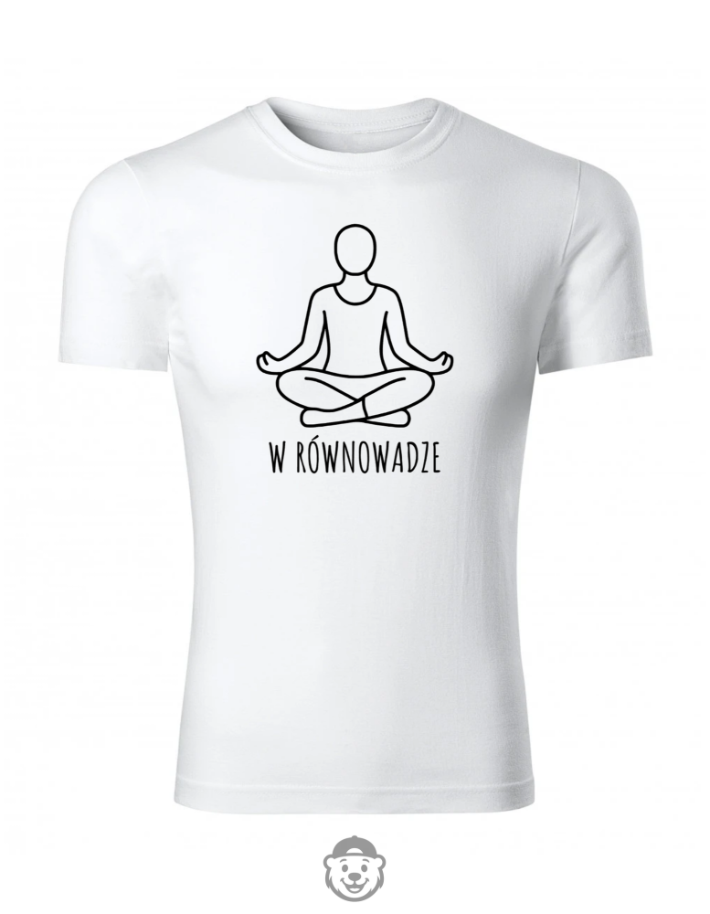 KOSZULKA MĘSKA HOBBY JOGA BIAŁA.png