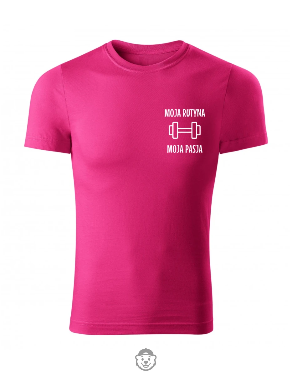 KOSZULKA MOJA RUTYNA MOJA PASJA RÓŻOWA.png