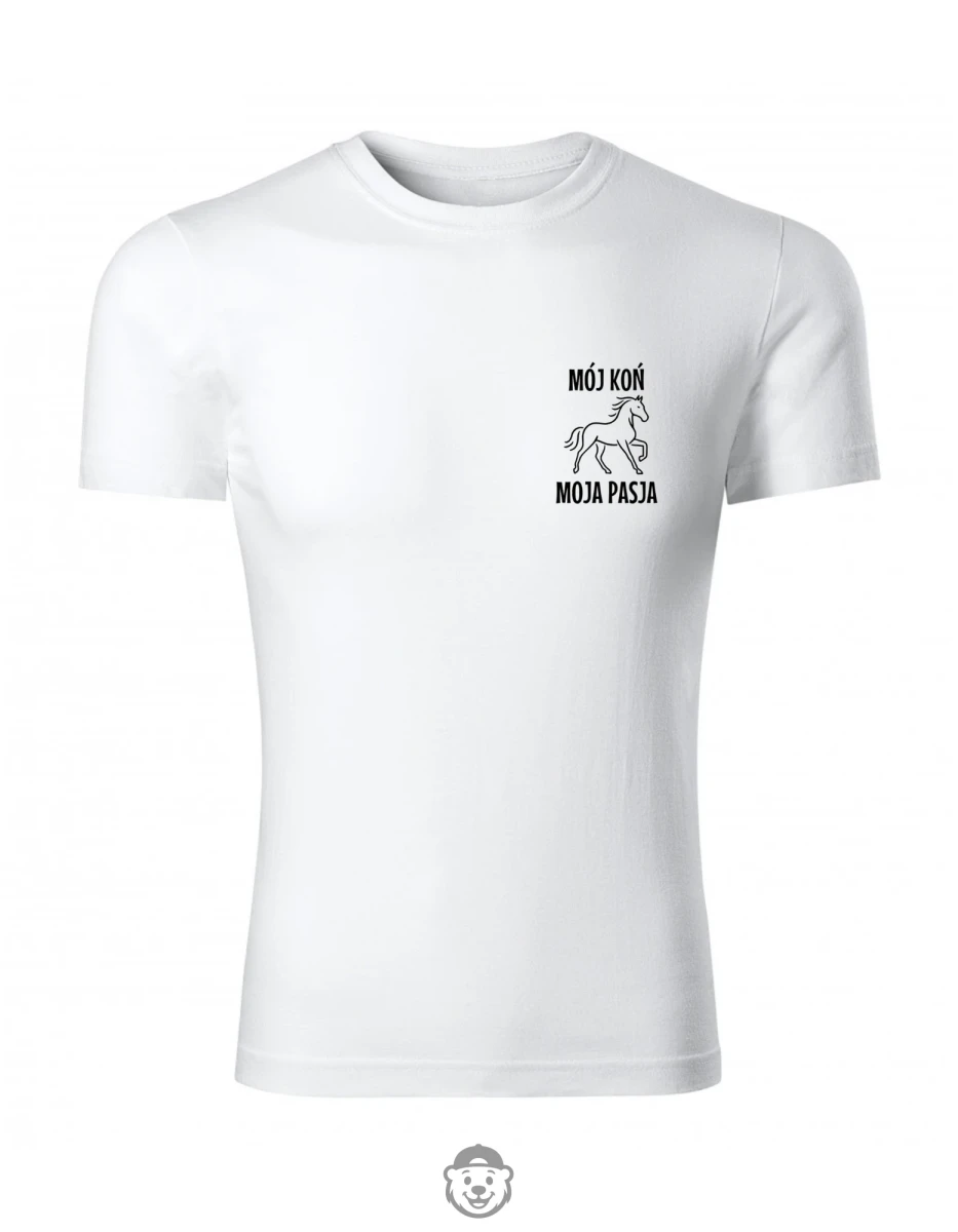 KOSZULKA MÓJ KOŃ MOJA PASJA  BIAŁA.png