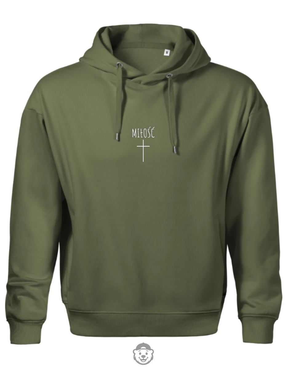 BLUZA Z KAPTUREM MĘSKA MIŁOŚĆ KHAKI.png