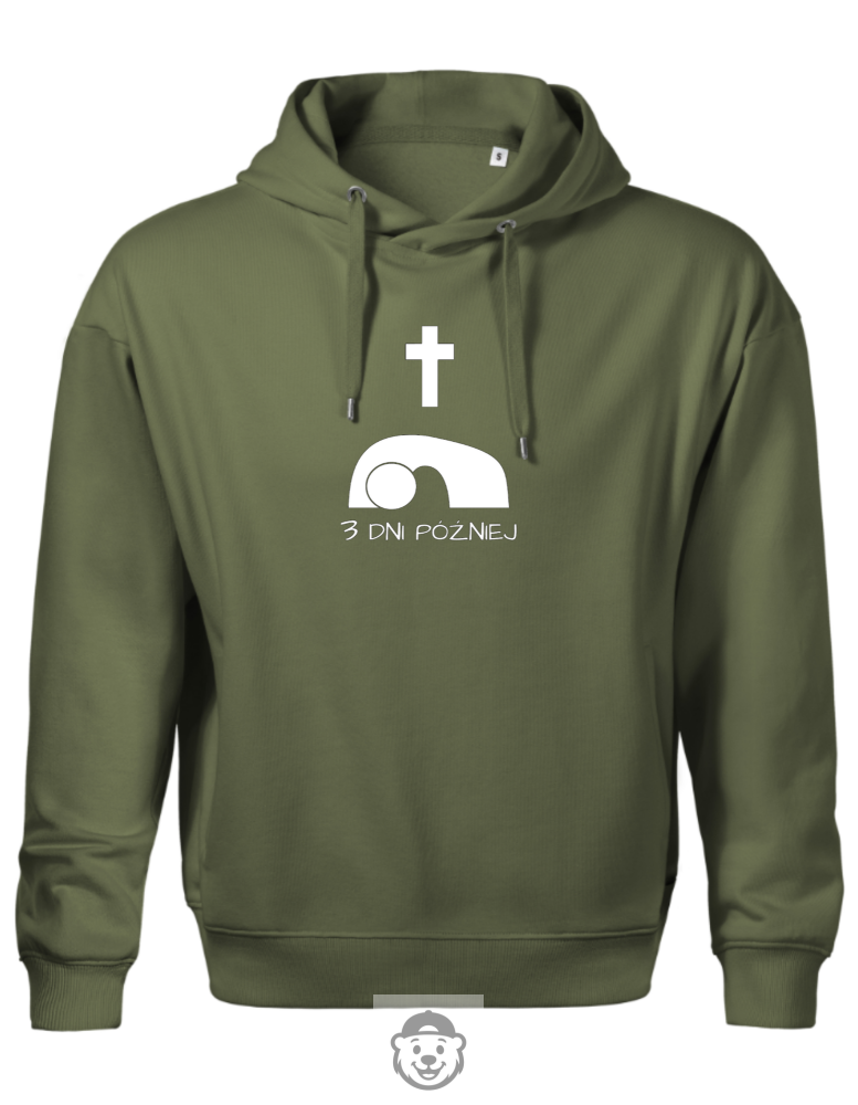 BLUZA Z KAPTUREM MĘSKA TRZY DNI PÓŹNIEJ KHAKI.png