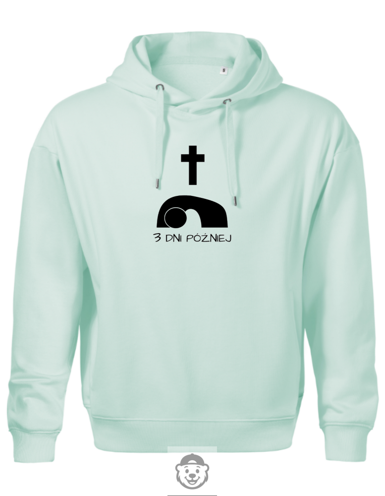 BLUZA Z KAPTUREM MĘSKA TRZY DNI PÓŹNIEJ MIĘTOWA.png