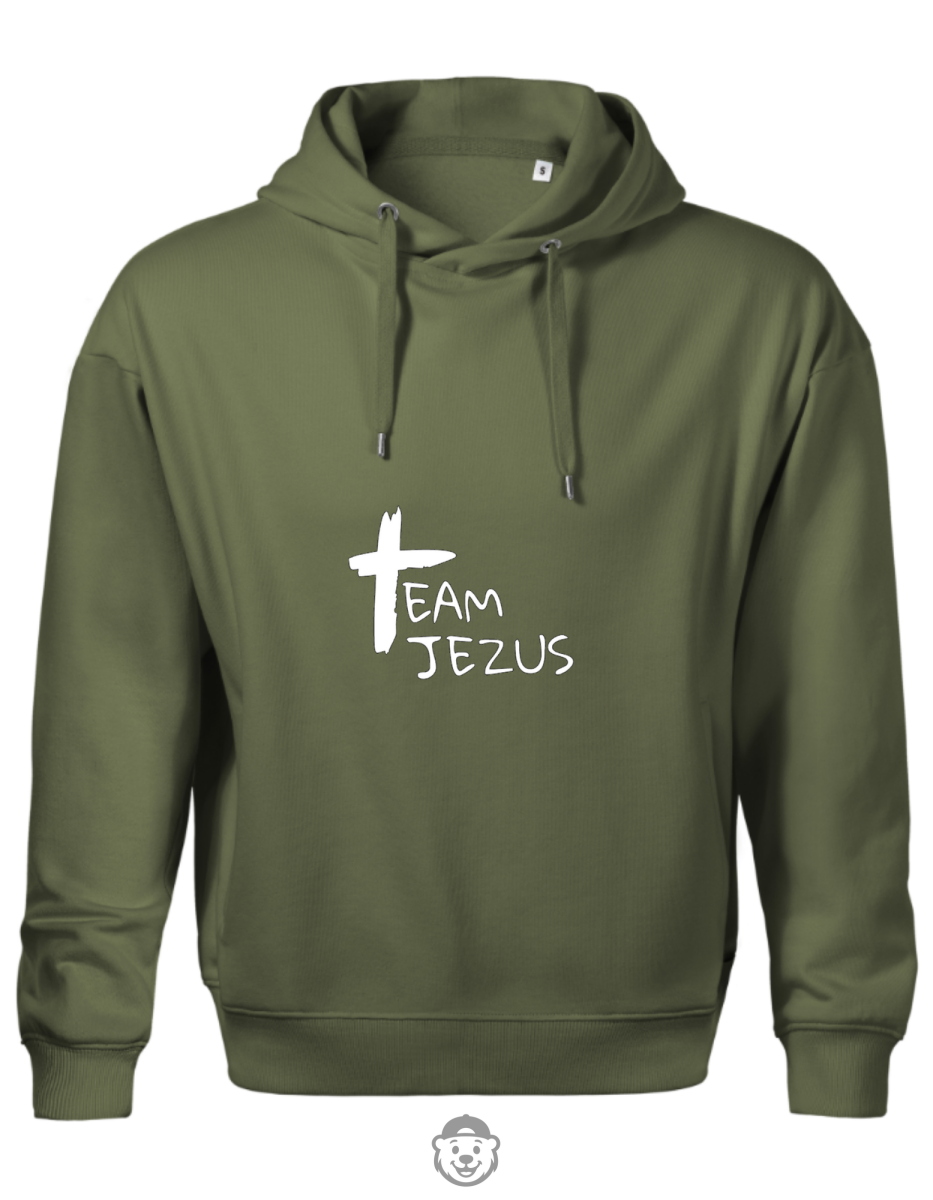 BLUZA Z KAPTUREM MĘSKA TEAM JEZUS KHAKI.png