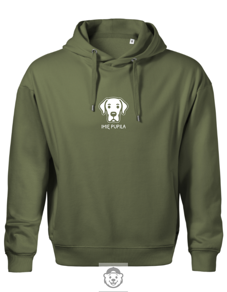 BLUZA Z KAPTUREM MĘSKA DOG NIEMIECKI KHAKI.png