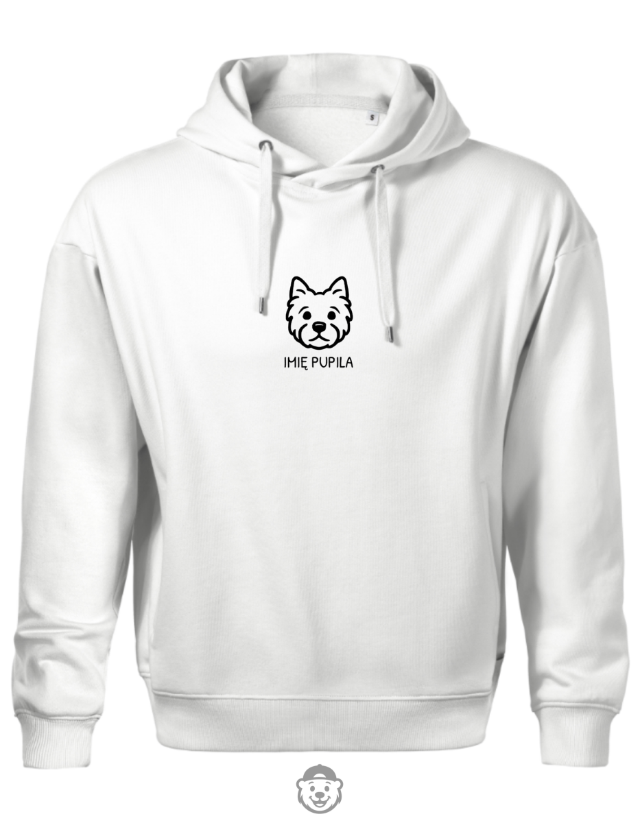 BLUZA Z KAPTUREM MĘSKA WEST HIGHLAND WHITE TERRIER BIAŁA.png
