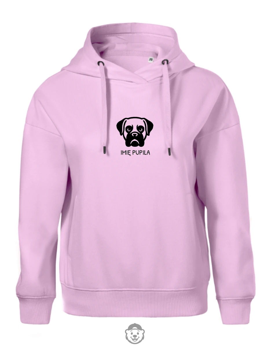 BLUZA Z KAPTUREM DAMSKA BOKSER RÓŻOWA.png
