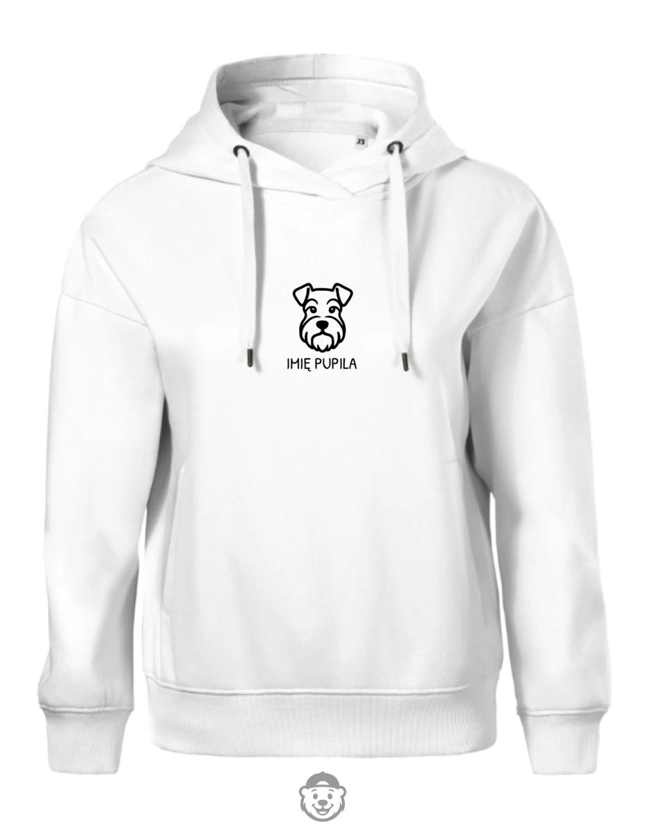 BLUZA Z KAPTUREM DAMSKA SZNAUCER BIAŁA.png