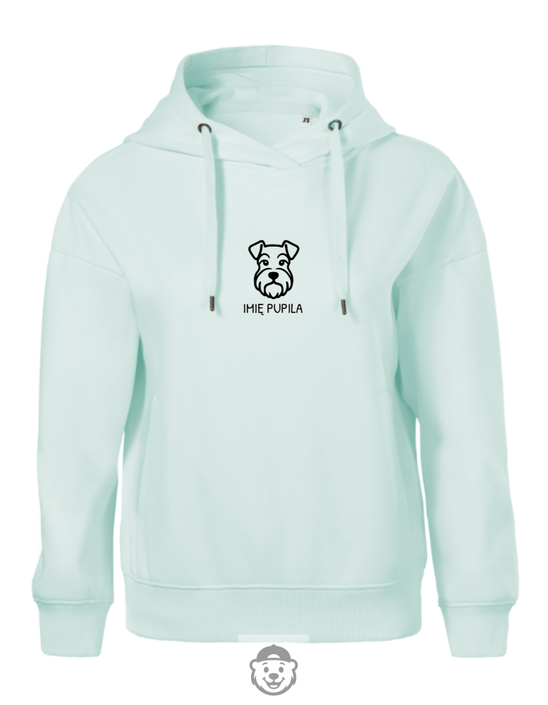 BLUZA Z KAPTUREM DAMSKA SZNAUCER MIĘTOWA.png