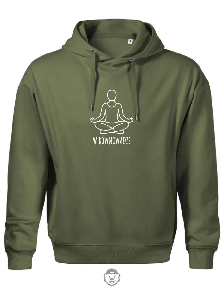 BLUZA Z KAPTUREM MĘSKA JOGA KHAKI.png