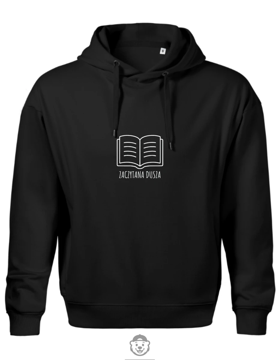 BLUZA Z KAPTUREM MĘSKA CZYTANIE CZARNA.png