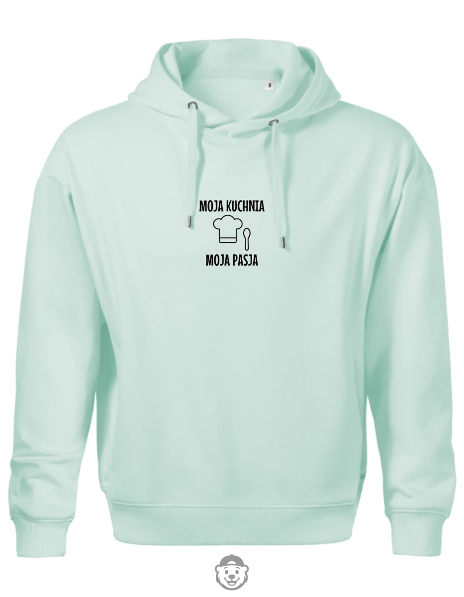 BLUZA Z KAPTUREM MĘSKA MOJA KUCHANIA MOJA PASJA MIĘTOWA.png