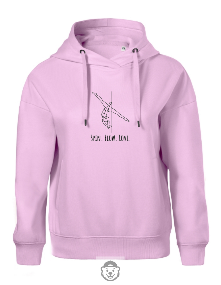 BLUZA Z KAPTUREM DAMSKA POLE DANCE RÓŻOWA.png