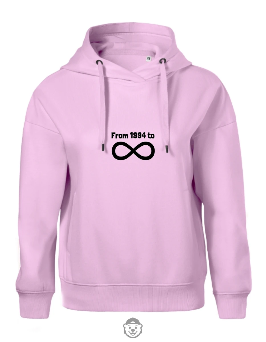 BLUZA Z KAPTUREM DAMSKA FROM X TO INFINITY RÓŻOWA.png