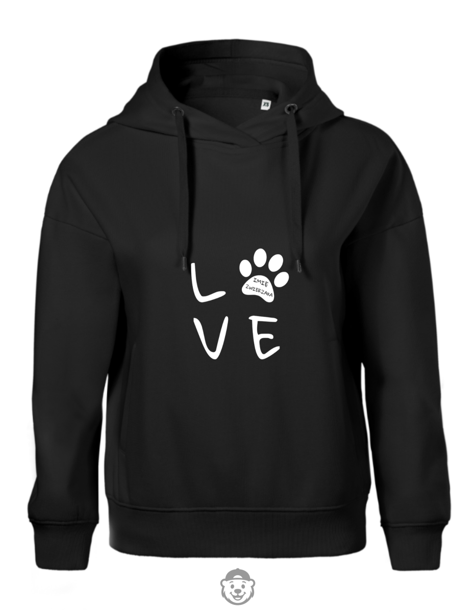 BLUZA Z KAPTUREM DAMSKA LOVE CZARNA.png