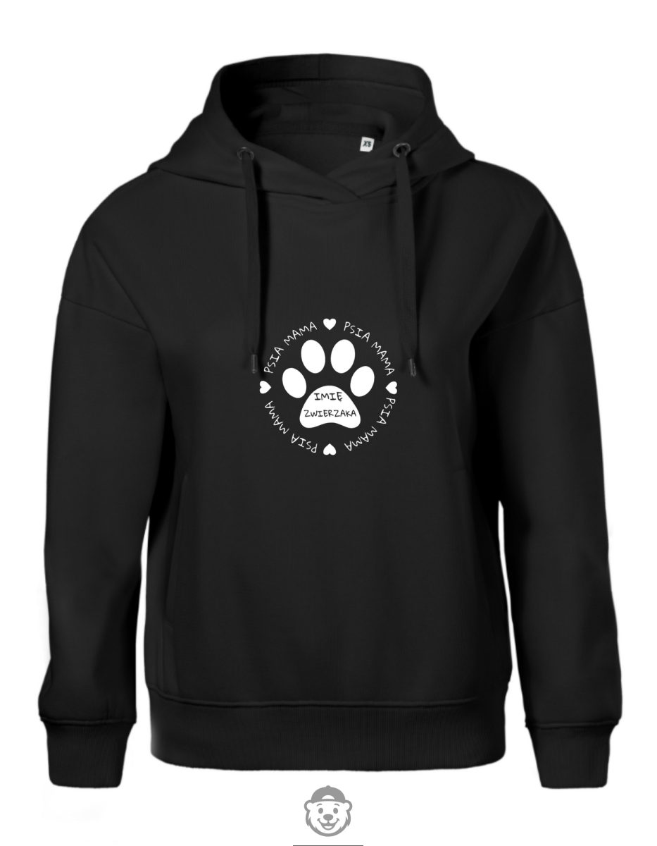BLUZA Z KAPTUREM DAMSKA PSIA MAMA CZARNA.png