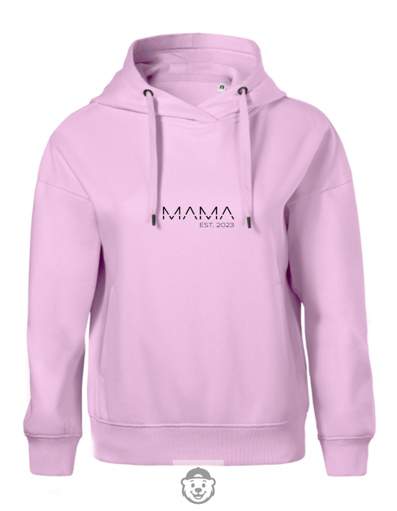 BLUZA Z KAPTUREM DAMSKA MAMA WZÓR 1 RÓŻOWA.png