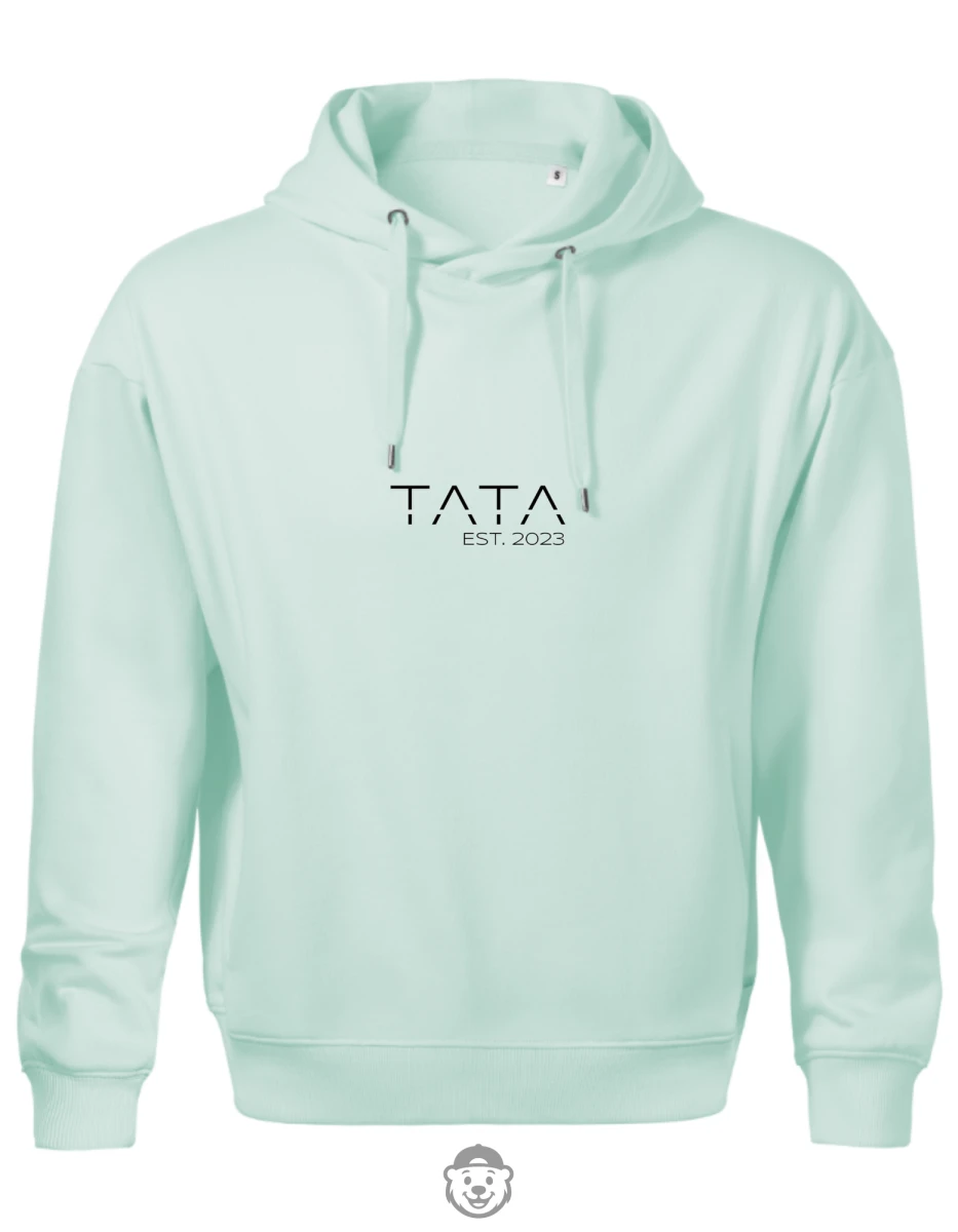 BLUZA Z KAPTUREM MĘSKA TATA WZÓR 1 MIĘTOWA.png