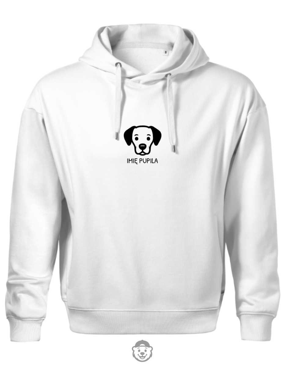 BLUZA Z KAPTUREM MĘSKA KUNDELEK WZÓR 1 BIAŁA.png