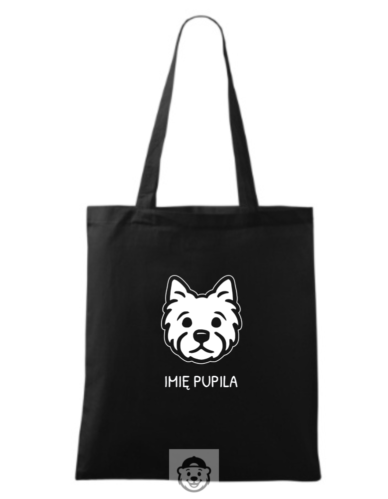 TORBA NA ZAKUPY WEST HIGHLAND WHITE TERRIER CZARNA.png