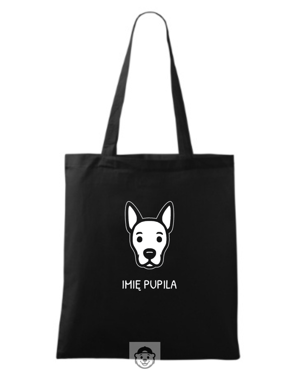 TORBA NA ZAKUPY KUNDELEK ZE STOJĄCYMI USZKAMI CZARNA.png