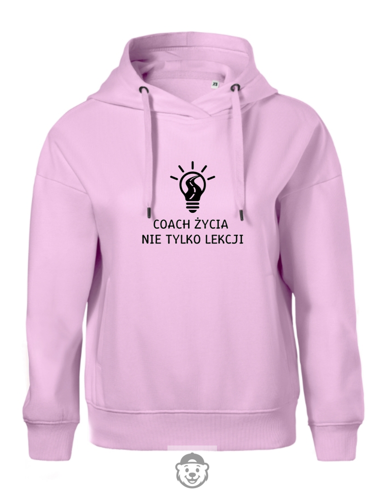 BLUZA Z KAPTUREM DAMSKA COACH ŻYCIA NIE TYLKO LEKCJI RÓŻOWA.png