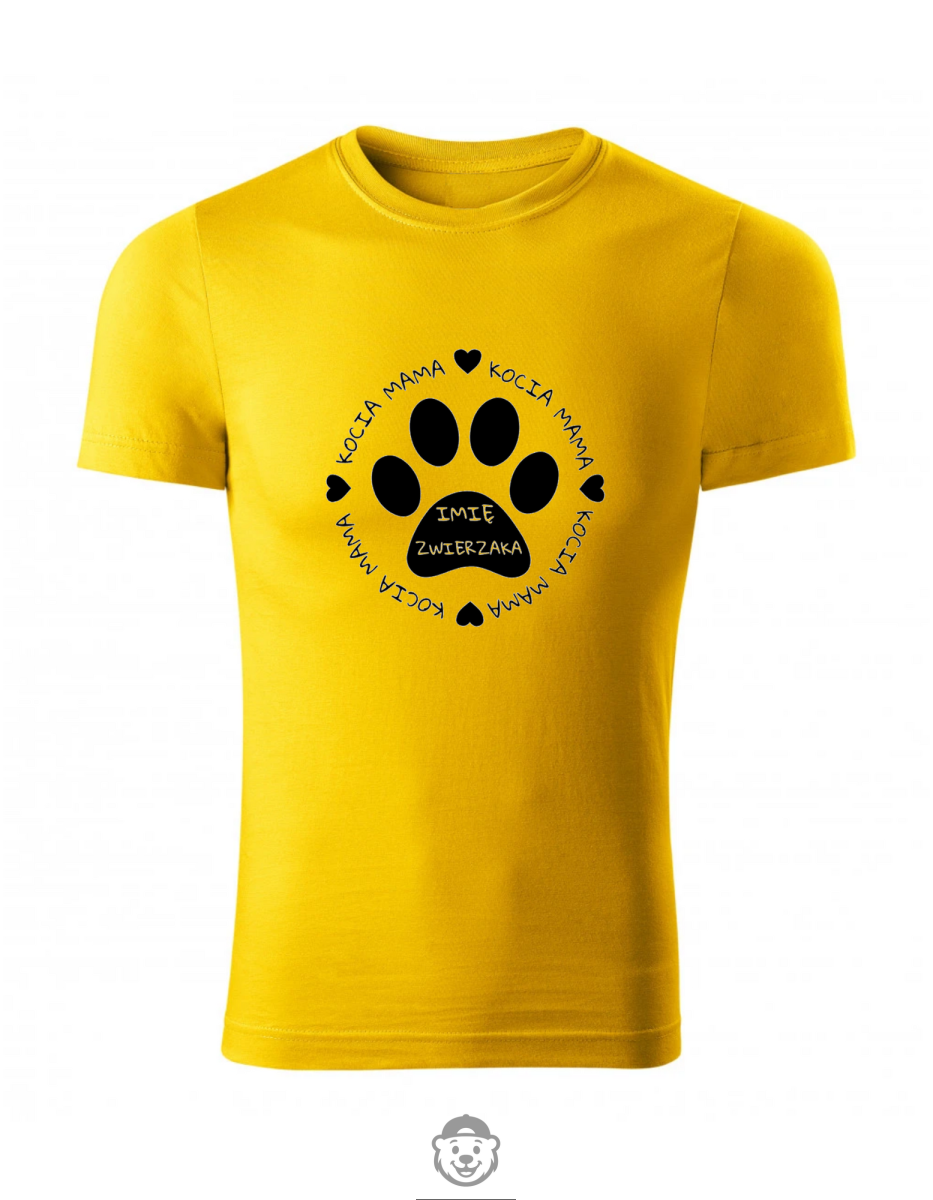 KOSZULKA KOCIA MAMA ZÓŁTA.png