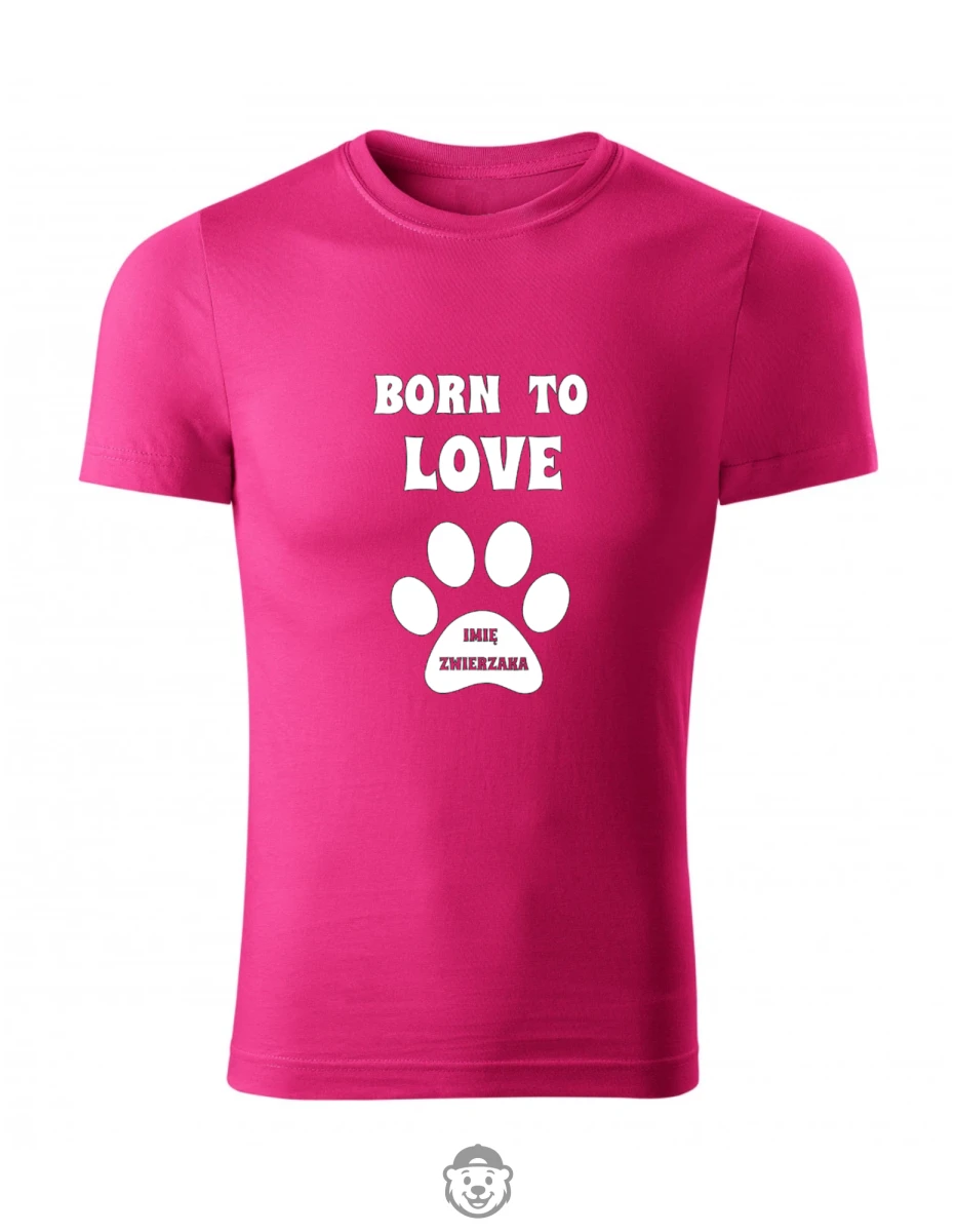 KOSZULKA BORN TO LOVE RÓŻOWA.png