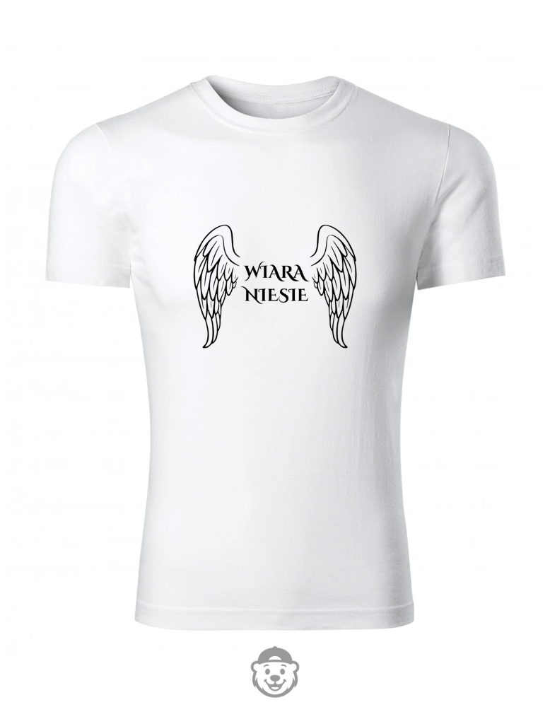 KOSZULKA WIARA NIESIE BIAŁA.png